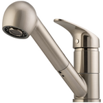 Oliveri London Pull Out Spray Mixer Tap Brushed Nickel LON580FBN-P hero image