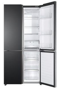 Haier 628L Quad Door Frost Free Fridge Black HRF700YCX hero image