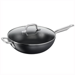 Tefal Premium Specialty Hard Anodised Induction Non-Stick Wok 32cm with Lid H9169417 hero image