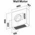 Falmec F9NB14S1-EW1500 140cm Nube Ceiling Cassette Rangehood with Wall Motor image NaN