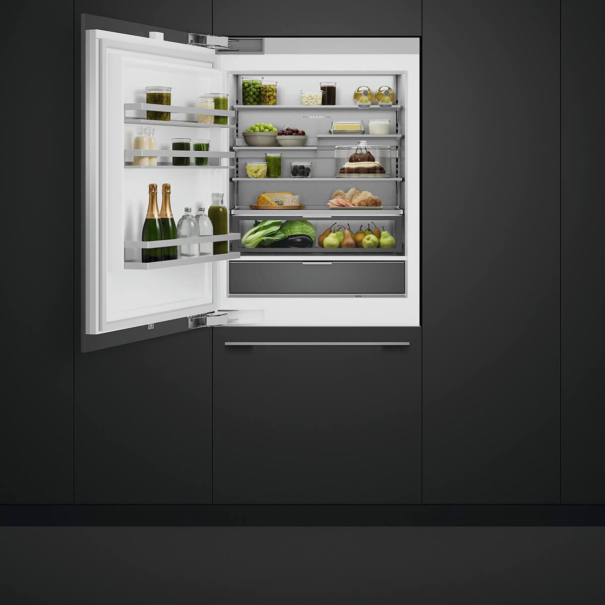 Fisher & Paykel Series 11 555L Integrated Refrigerator Freezer with Ice and Water Left Hinge RS9121WLUVE1 hero image