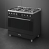 Smeg 90cm Classic Pyrolytic Freestanding Oven/Stove Matte Black CSP9GMMBA2 image NaN