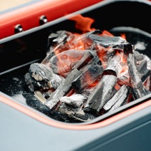 EVERDURE FUSION Charcoal BBQ with Rostisserie Black HBCE1BSB hero image