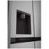 LG 635L Side by Side Fridge with Non-plumbed Ice & Water Dispenser Stainless Steel GS-N600PL  image NaN