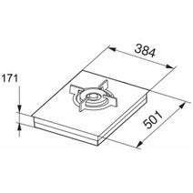 V-ZUG 40cm Natural Gas Cooktop GAS411GSBZ 3106365105 hero image