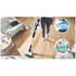 Bosch Rechargeable 2 in 1 Vacuum and Mop Unlimited 7 ProHygienic Aqua-White BCS71HYGAU image NaN