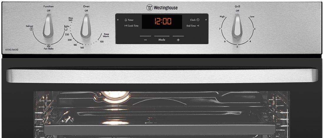 Westinghouse gas wall oven with separate grill on sale