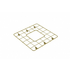 Turner Hastings Cuisine 46 x 46 Brushed Brass Grid CU461SSG-BB image NaN
