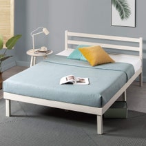 Zinus Robin Queen Solid Wood Bed Frame White AU-FPWOPW-14Q hero image