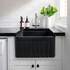 Turner Hastings Novi 50 x 46 Fine Fireclay Single Bowl Butler Sink Matte Black NO50FS-MB image NaN