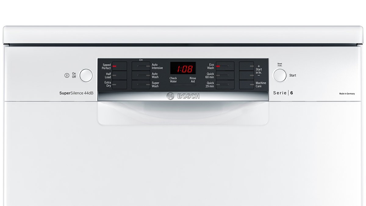 Bosch sms66mi02a serie 6 freestanding dishwasher best price on sale