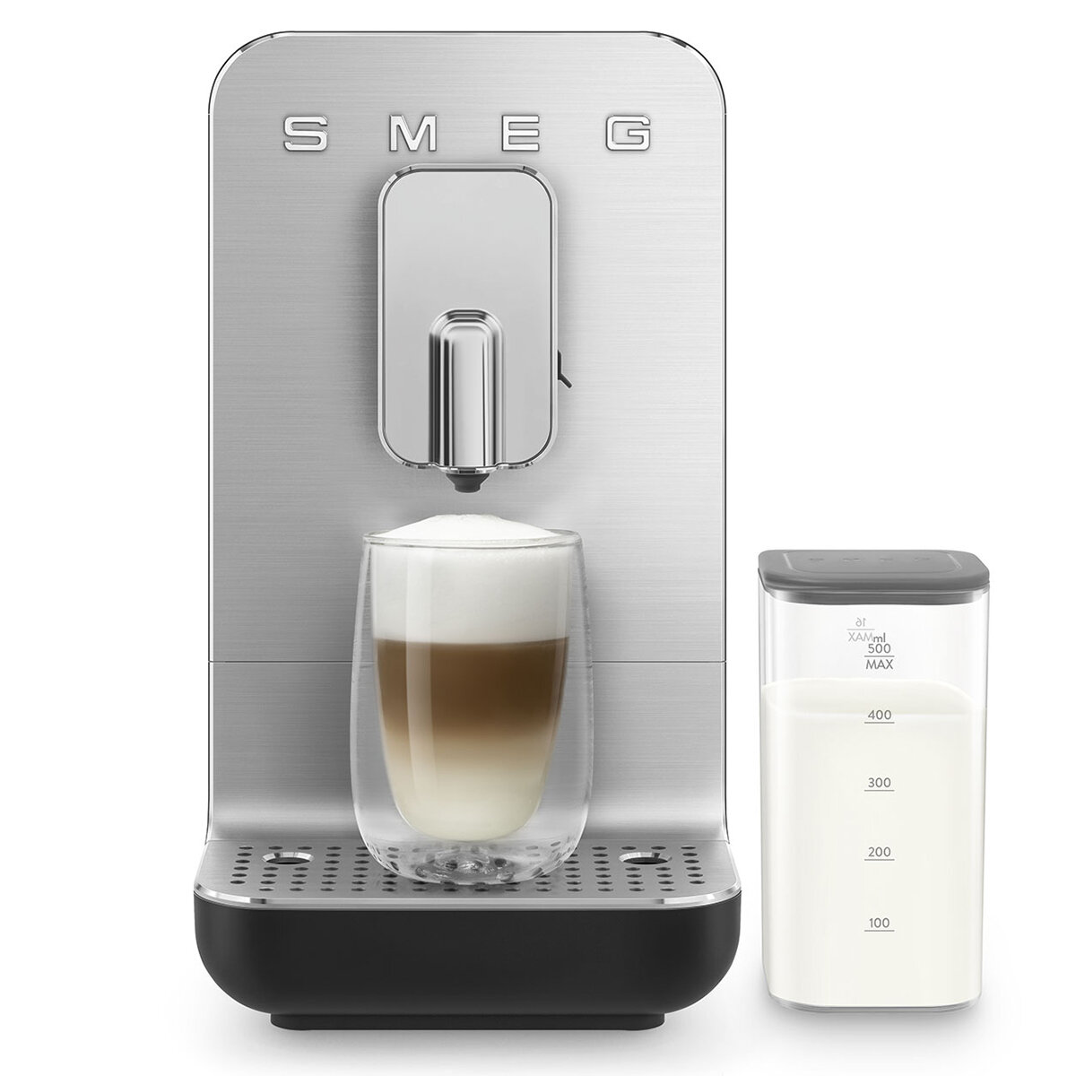 Smeg Automatic Coffee Machine with AutoMilk Black BCC13BLMAU hero image