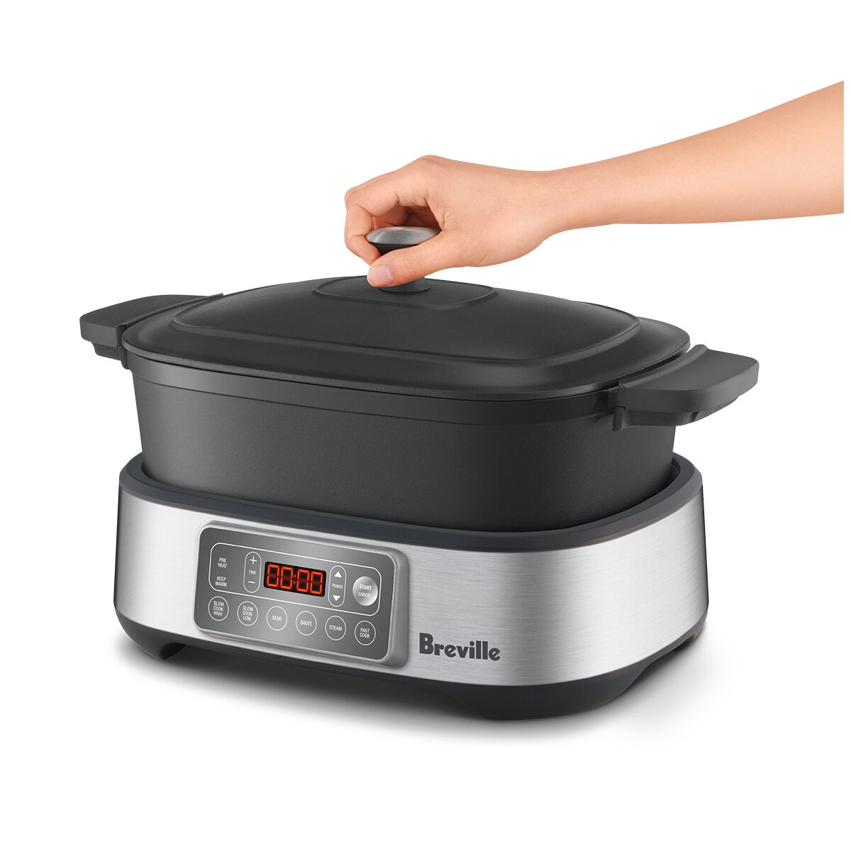 Breville the Ultimate Cook 6-in-1 Multi Cooker LMC700BSS hero image