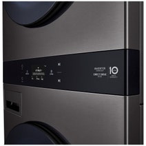 LG WashTower 19/10kg All-In-One Stacked Washer Dryer Black WWT-1910BX hero image