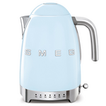 Smeg 50s Retro Style Temperature Control Electric Kettle Pastel Blue KLF04PBAU hero image