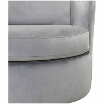 Kalona Toledo Grey Swivel Armchair - 186SA-1P-TX1224 hero image