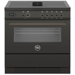 Bertazzoni 90cm Professional Airtec Dark Grey Induction Freestanding Oven with Integrated Downdraft PROCH94I1ECAT hero image