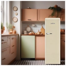 Linarie 328L Single Door Retro Larder Fridge Cream LK335LCREAM hero image