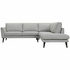Kalona Vejle Cement 2.5 Seater Left Facing Chaise Sofa 31279-LAF-FRD13 image NaN