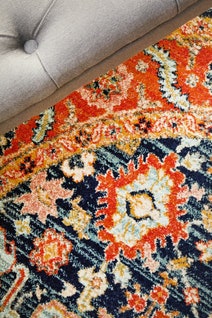 Rug Culture Legacy Small Multi-coloured Rug 150X150CM - LEG-860-NAVY-150X150 hero image