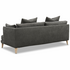 Kalona KYOTO Left Facing Chaise Sofa Pewter WS-205-LC-VILA-27 image NaN