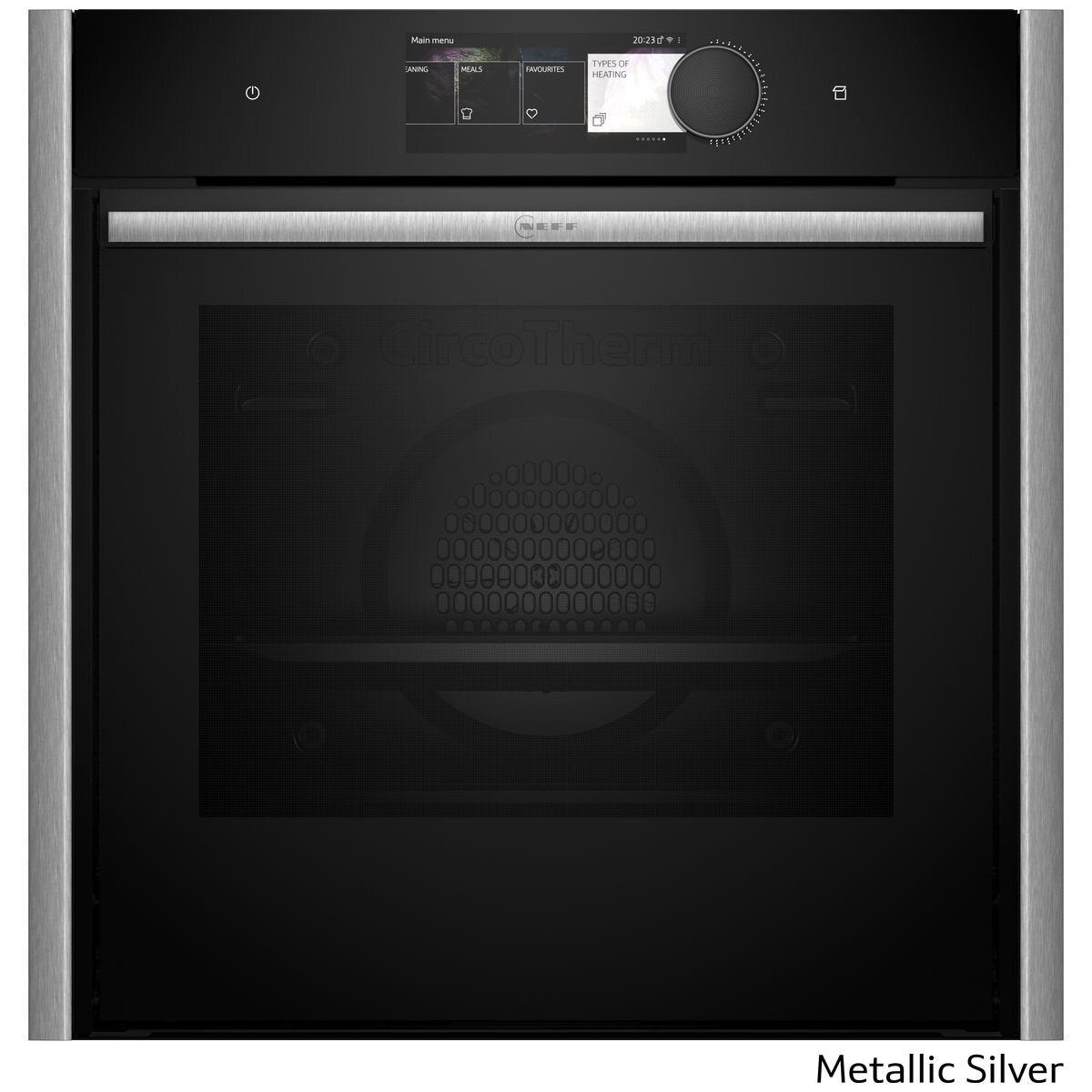 NEFF 60cm Slide & Hide Oven with Full Steam Metallic Silver B69FY5CY0A-MS hero image