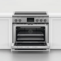 Fisher & Paykel 91cm Series 9 Professional Freestanding Induction Pyrolytic Oven Stainless Steel RIV3-915 hero image