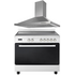 Esatto 90cm Electric Freestanding Oven & 90cm Canopy Rangehood Pack RU9EEPK image NaN