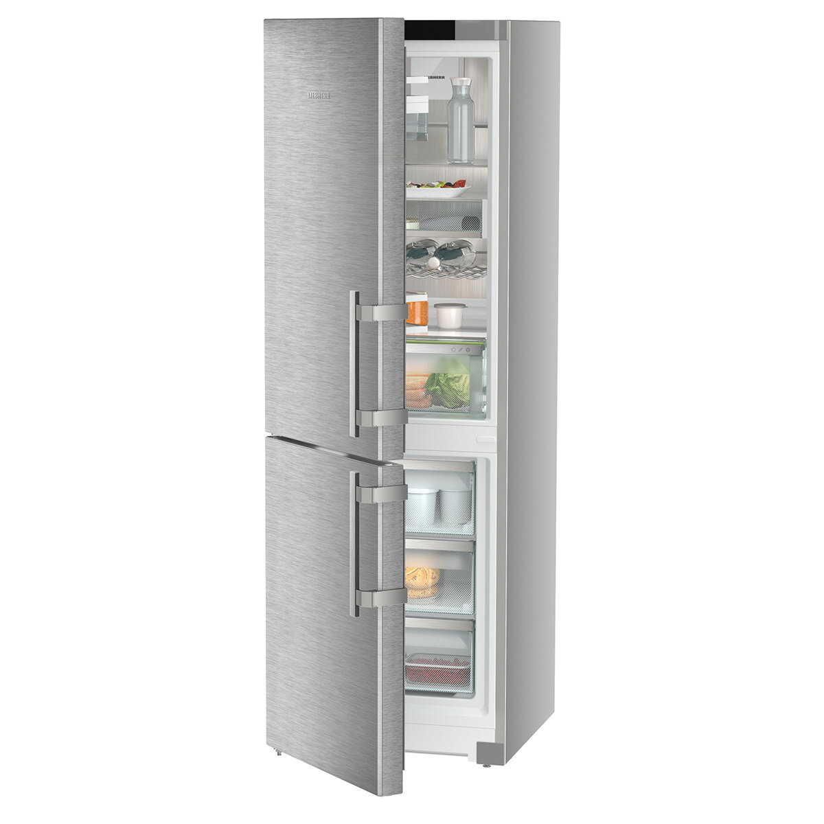 Liebherr 332L Bottom Mount Fridge with Easy Fresh and VarioTemp Left Hinge SCNSDH5253LHH hero image