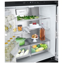 LG 506L French Door Fridge with Slim In-Door Ice and Water Dispenser Matte Black GF-L500MBL hero image