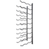 KingsBottle 27 Bottle C-Type Label Display Wall Mounted Metal Wine Rack WMRC-03D27B image NaN