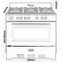 DeLonghi 90cm Freestanding Dual Fuel Oven Black DEFV908BK image NaN