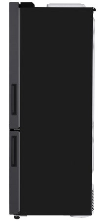 LG 420L Bottom Mount Fridge Matte Black GB-455MBL hero image