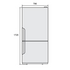 Westinghouse 528L Bottom Mount Fridge WBE5300SAR image NaN