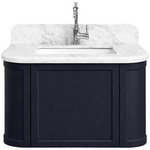 Turner Hastings Evara 75x53 Wall Hung Vanity with Real Marble Top and Ceramic Undercounter Basin Aegean Blue NTH EV752-AB-NTH  hero image