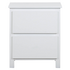 Ostro Furniture Sophia White Bedside Table 20003000 image NaN