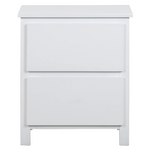 Ostro Furniture Sophia White Bedside Table 20003000 hero image