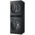 LG WashTower 12kg/10kg Compact All-In-One Stacked Washer Dryer Black WWT-1210BX image NaN