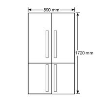 Sharp SJF624STSL 624L 4 Door Fridge hero image