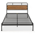 Zinus Double Santa Fe Metal and Wood Bed Frame with Footboard AU-SFBF-BR-D image NaN