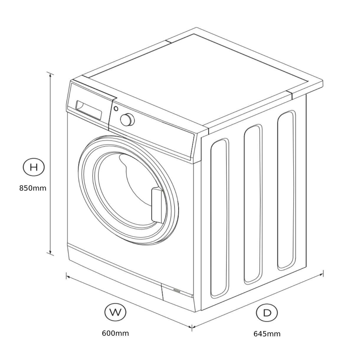 Fisher & Paykel Series 3 9kg Front Load Washing Machine WH9060J3 hero image