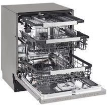 LG 60cm Dishwasher UnderBench Hidden Control with Steam-Platinum Steel XD3A25UPS hero image