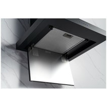 Omega 60cm Wall Canopy Rangehood Matt Black ORC60MB hero image