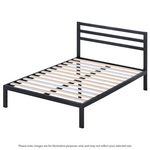Zinus Mia Queen Black Metal Bed Frame AU-ASMPH-15Q hero image