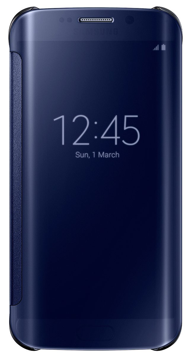 Samsung Galaxy S6 edge Clear View Case - Black EF-ZG925BBEGWW hero image