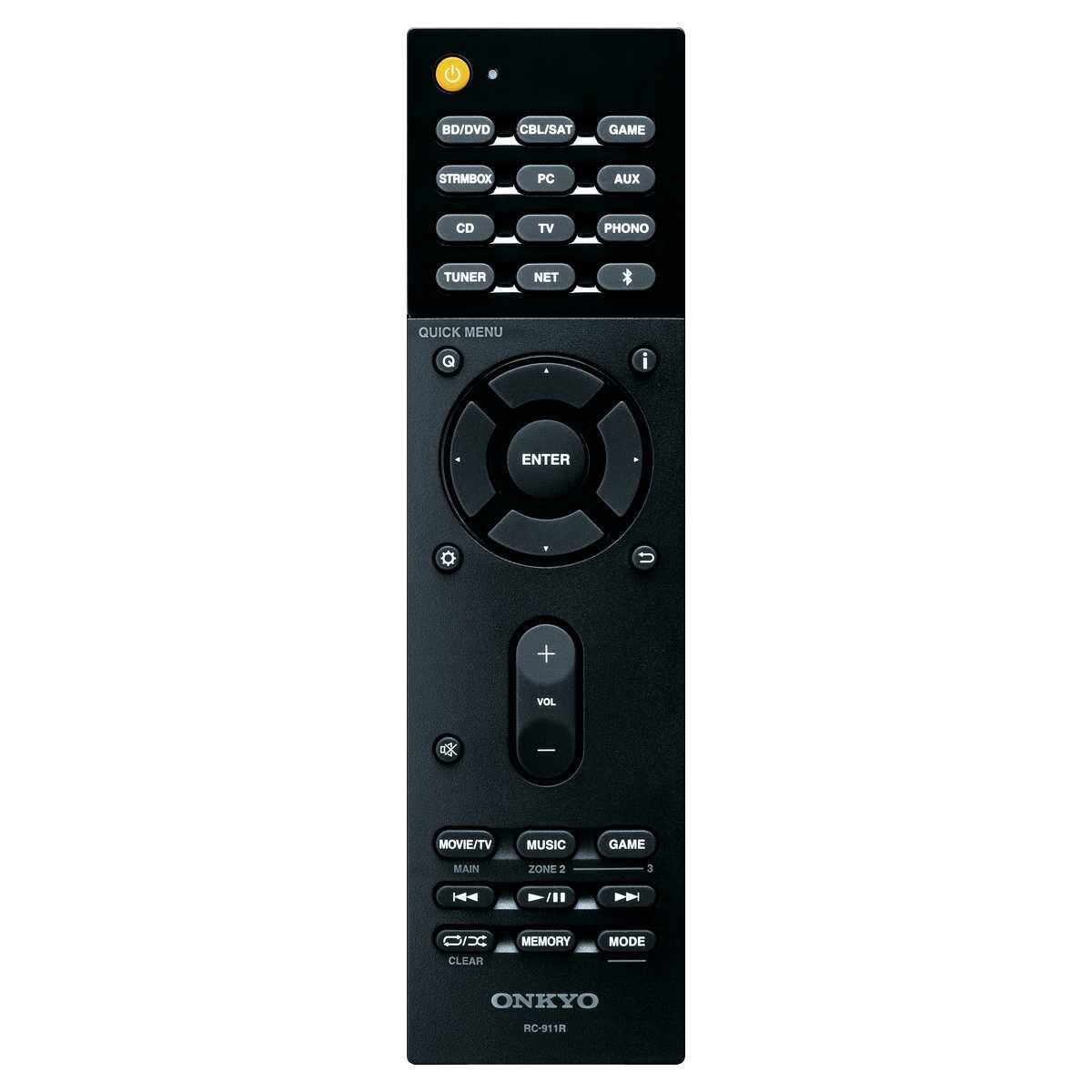 Onkyo TX-NR575EB 7.2 Ch Network AV Receiver Black hero image