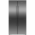 Fisher & Paykel Series 7 538L Quad Door Refrigerator Black Stainless Steel RF605QDVB2 hero image