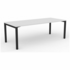 OLG Axis straightline desk2100x900 black frame -studio white worktop OG_AXBSD219_W image NaN
