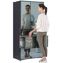 Hitachi 735L Multi Drawer French Door Refrigerator Crystal Mirror Glass RZX740RAX hero image