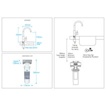 Billi Home FT Still Filtered Water with Round Slimline Dispenser Chrome 911000RCH hero image
